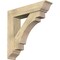 Ekena Millwork Merced Traditional Rough Sawn Bracket w/ Offset Brace, Douglas Fir, 8"W x 36"D x 36"H BKT0806X36X36MRC01RDF - alternate 1